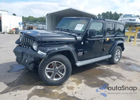 2020 Jeep Wrangler Unlimited Sahara 4X4 from USA, damaged, VIN 1C4HJXEG9LW119763